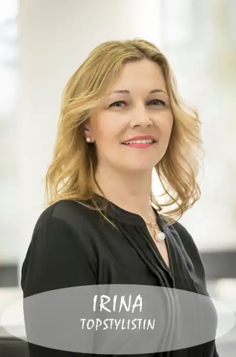 Irina – Erfahrene Topstylistin im Team von Prestige Friseur Freiburg